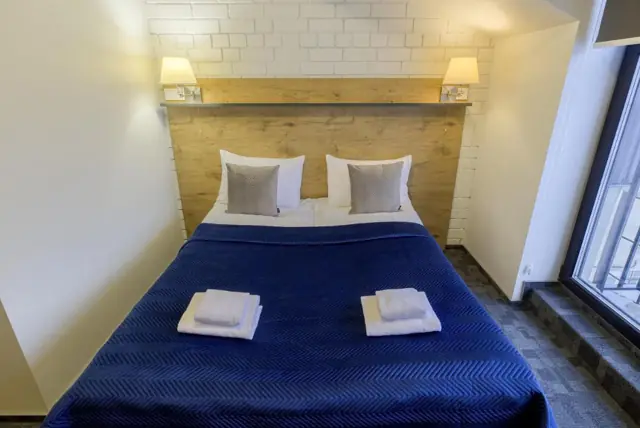 Double room with a queen bed — LOFT INN Vilnius