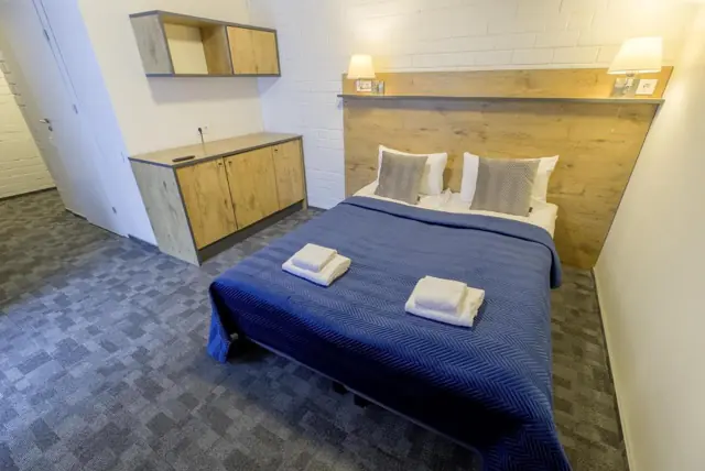 Double room with a queen bed — LOFT INN Vilnius
