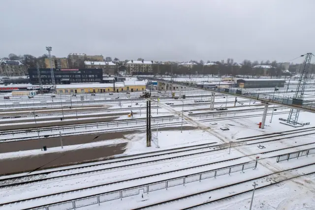 View towards the railway station — LOFT INN Vilnius